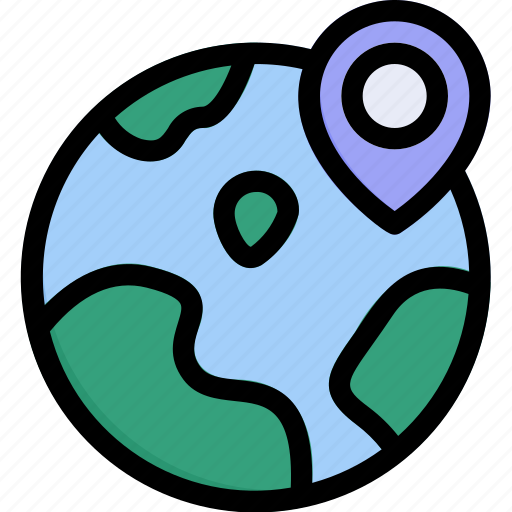 Worldwide, maps, location, global icon - Download on Iconfinder