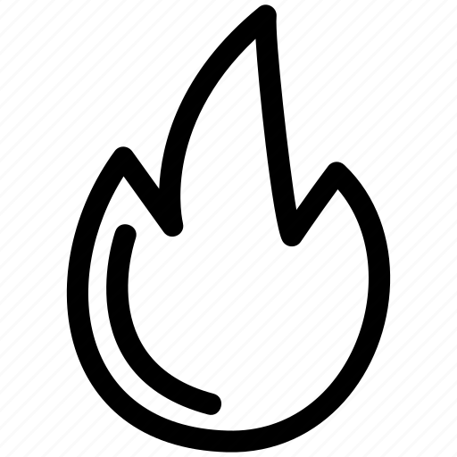 Fire, flame, bonfire, hot, heat, energy, danger icon - Download on Iconfinder