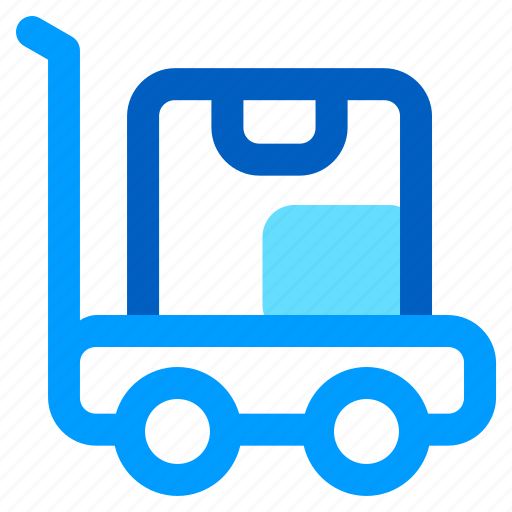 Trolley, smart, cart, box, wheels icon - Download on Iconfinder