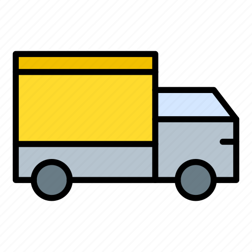 Delivery truck, trucks, logistics delivery, transportation, truck icon - Download on Iconfinder