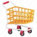 shopping, shop, supermarket, grocery, cart, basket, trolley 
