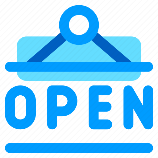 Open, sign, signaling, signboard icon - Download on Iconfinder