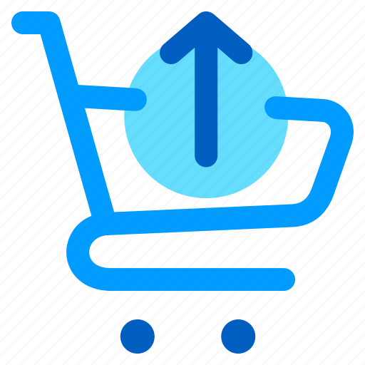 Shopping, cart, remove, arrow, up, shop icon - Download on Iconfinder