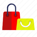 paper, bag, shopping, shop, money, buy, business, briefcase, cart