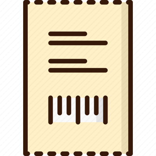 Barcode, invoice, shopping, ticket icon - Download on Iconfinder