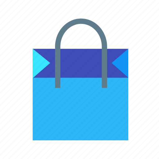 Bag, blue, blue purse, gift, present, shop, shopping bag icon - Download on Iconfinder