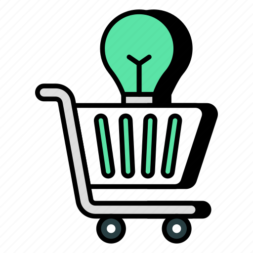 Innovative shopping, creative solution, shopping cart, handcart, pushcart icon - Download on Iconfinder