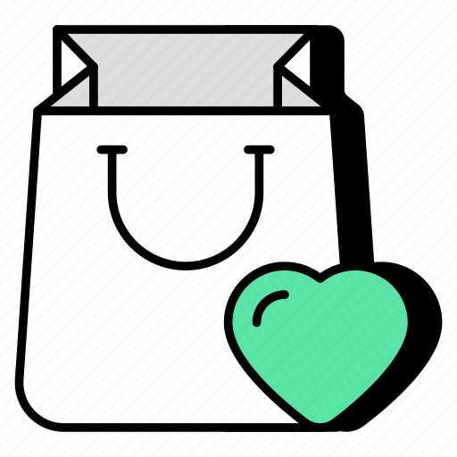 Favorite shopping, tote, jute, buy, purchase icon - Download on Iconfinder