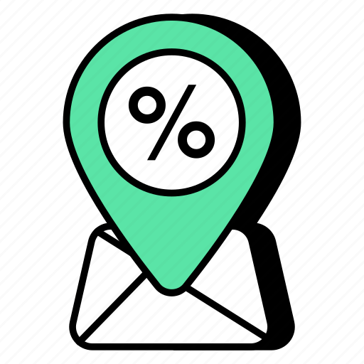 Discount location, sale location, direction, gps, navigation icon - Download on Iconfinder