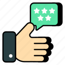 customer ratings, customer reviews, thumbs up, feedback, customer response