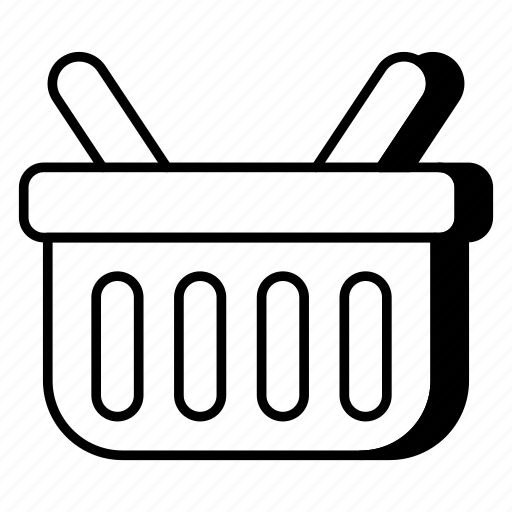 Shopping basket, shopping bucket, grocery basket, commerce, grocery bucket icon - Download on Iconfinder