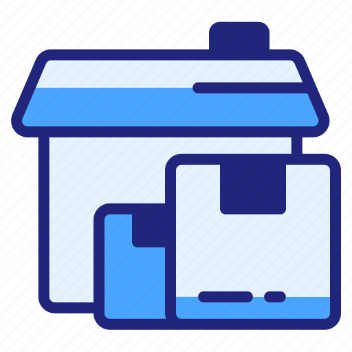 Warehouse, storehouse, shed, repository, depot, stockroom icon - Download on Iconfinder