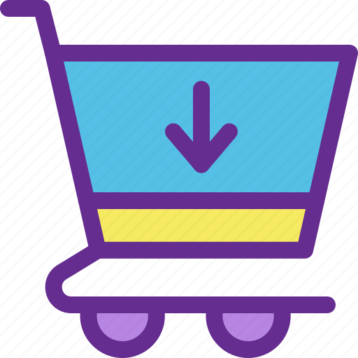 Cart, checkout, down, ecommerce, online, payment, shop icon - Download on Iconfinder
