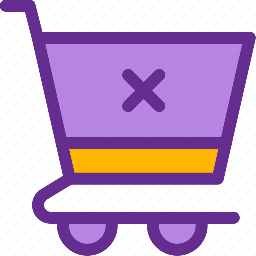 Cart, checkout, ecommerce, failed, online, payment, shop icon - Download on Iconfinder