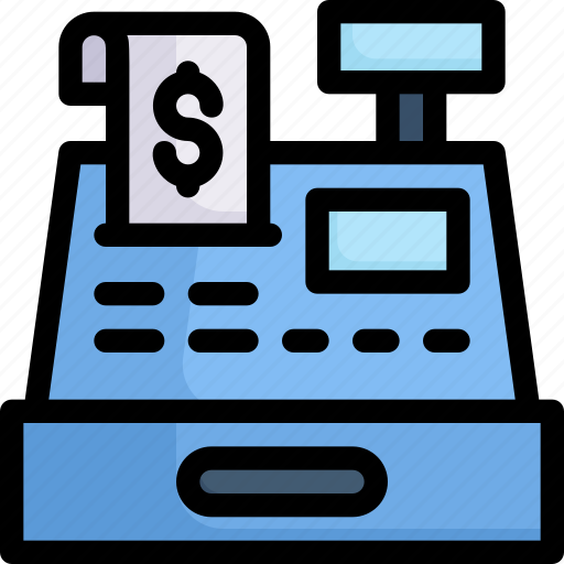 Cash out, cash register, ecommerce, machine, market place, online shop, shopping icon - Download on Iconfinder