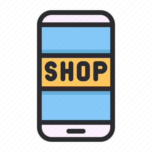 Ecommerce, shop, business, store, application, shopping, smartphone icon - Download on Iconfinder