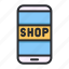 ecommerce, shop, business, store, application, shopping, smartphone 