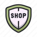 ecommerce, shop, business, store, internet, shield, protection 