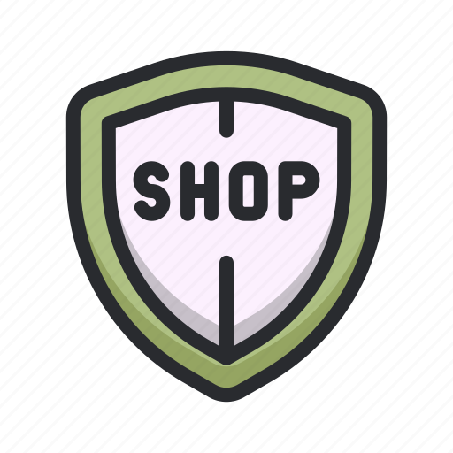 Ecommerce, shop, business, store, internet, shield, protection icon - Download on Iconfinder