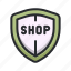 ecommerce, shop, business, store, internet, shield, protection 