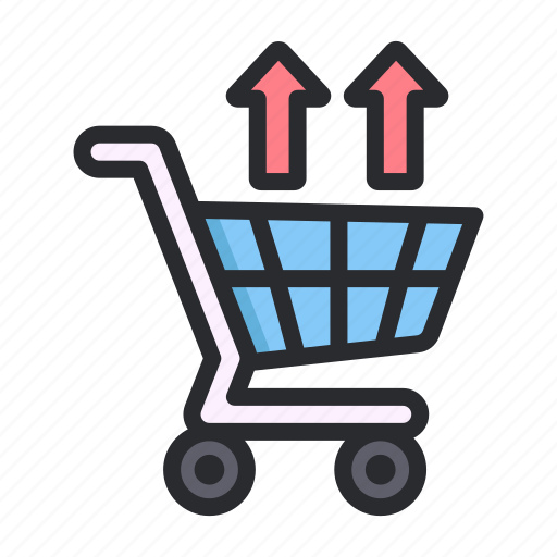 Ecommerce, shop, business, store, out, item, trolley icon - Download on Iconfinder