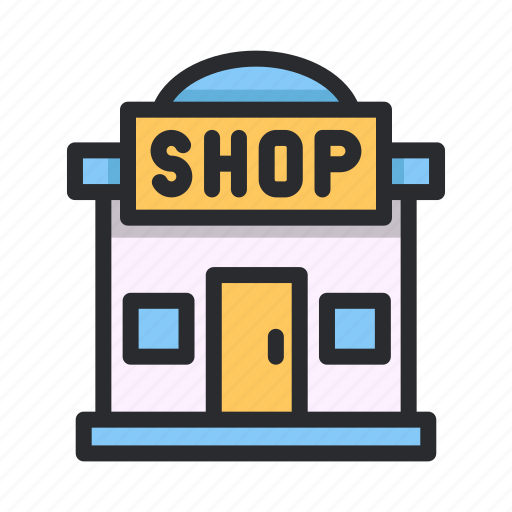 Ecommerce, shop, business, store, market, bulding, seller icon - Download on Iconfinder