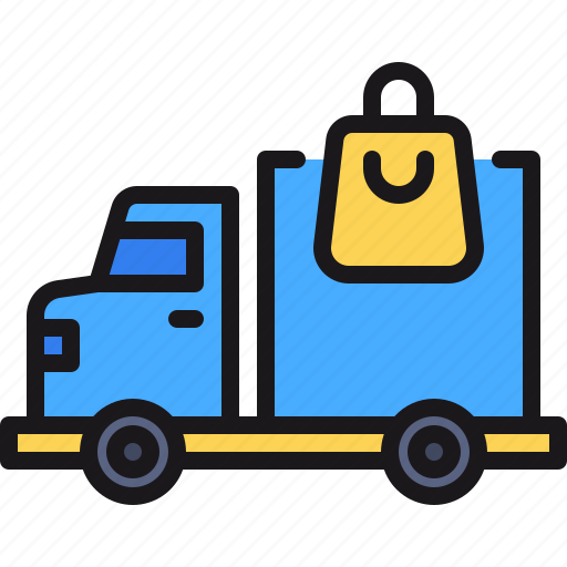 Bag, box, car, delivery, shopping, truck icon - Download on Iconfinder