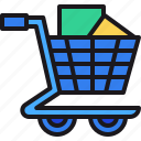 buy, cart, ecommerce, shopping, trolley