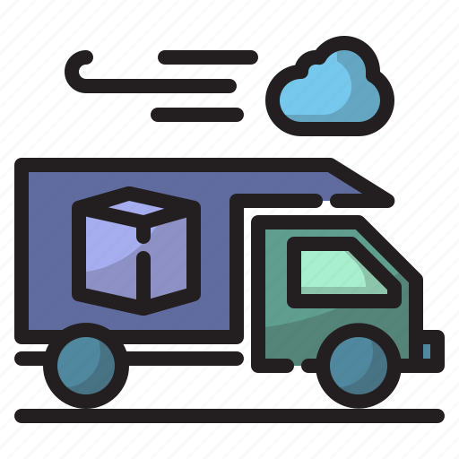 Transportation, truck, delivery, service, vehicle, shipping, speed icon - Download on Iconfinder