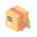ecommerce, shop, store, process, exchange, package, box 