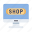 ecommerce, shop, business, store, web, computer, shopping 