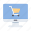ecommerce, shop, business, store, internet, computer, trolley 