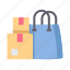 ecommerce, shop, business, store, bag, package, box 