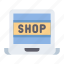 ecommerce, shop, business, internet, notebook, laptop, web 