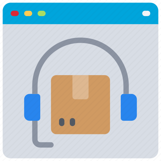 Ecommerce, headset, online, order, parcel, support icon - Download on Iconfinder