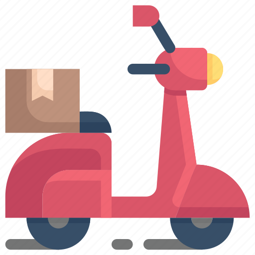 Ecommerce, logistics, market place, motorcycle delivery, online shop, shipping, shopping icon - Download on Iconfinder
