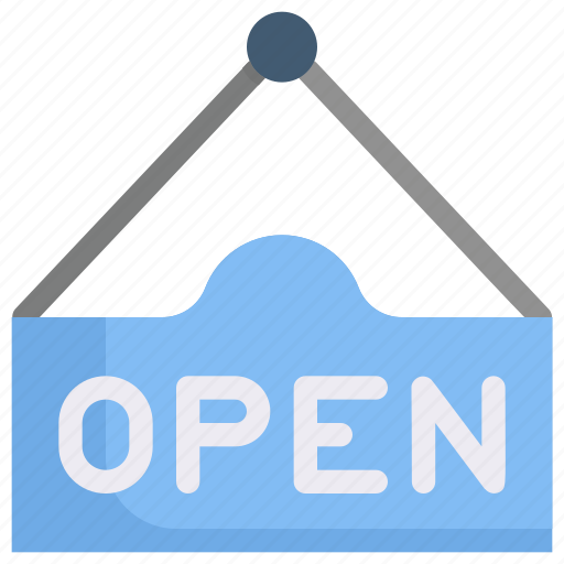 Ecommerce, market place, online shop, open, shopping, sign, store icon - Download on Iconfinder
