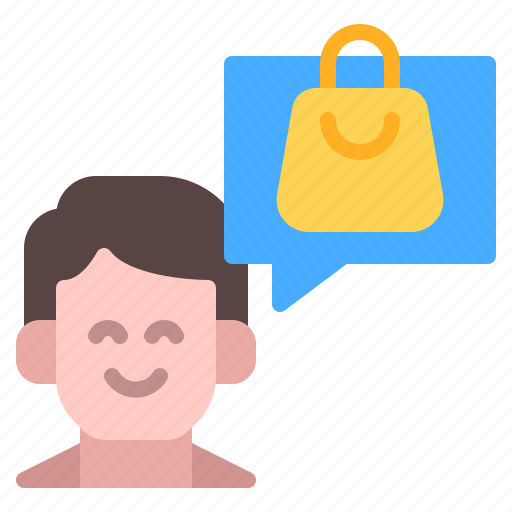 Avatar, ecommerce, man, shopping, think icon - Download on Iconfinder