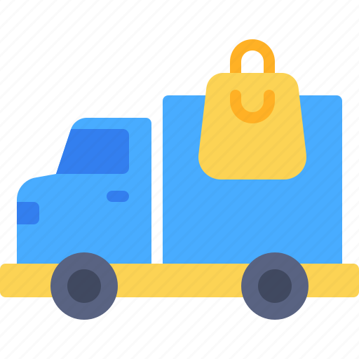 Bag, box, car, delivery, shopping, truck icon - Download on Iconfinder