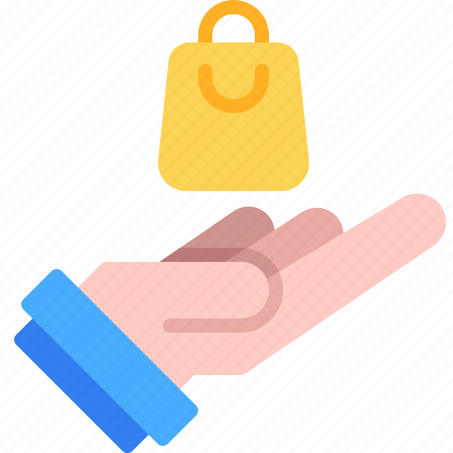 Bag, commerce, ecommerce, hand, shopping icon - Download on Iconfinder