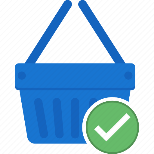 Basket, confirm, business, cart, ecommerce, shopping icon - Download on Iconfinder