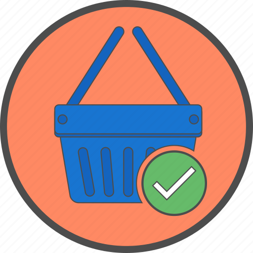 Basket, buy, cart, confirm, ecommerce, shop, shopping icon - Download on Iconfinder