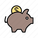 money, savings, piggy bank