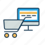 computer, credit card, ecommerce, payment, shopping, shopping cart, website 