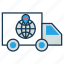 delivery address, delivery truck, delivery van, location, logistics, order, shipping 