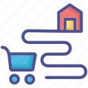 shopping, basket, cart, business, ecommerce, buy, online, home delivery