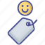 smiley face tags, emotions, positivity, happiness, expressive, emoticons, smiley symbols, mood tags, emoji, cheerful, social media, graphic design, communication, facial expressions 