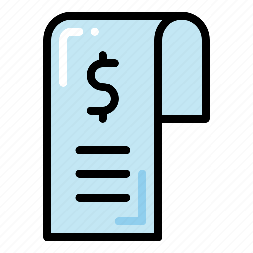 Bill, invoice, receipt, currency icon - Download on Iconfinder