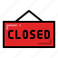closed, closed sign, open closed, sign 
