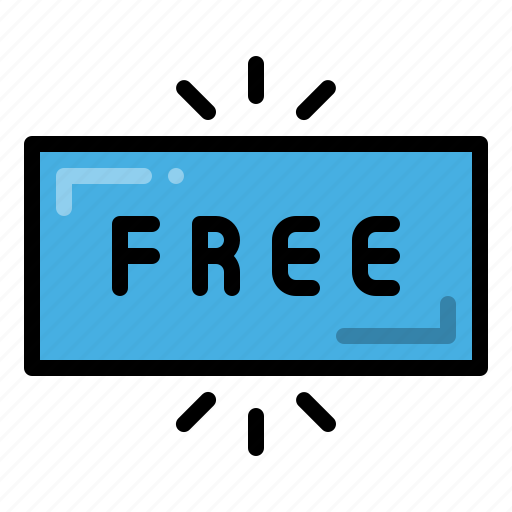 Free, free sign, free label, sign icon - Download on Iconfinder